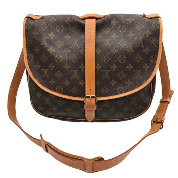 Louis Vuitton LV Monogram Saumur 35 - VINTAGE - COA included! - Picture 1 of 16